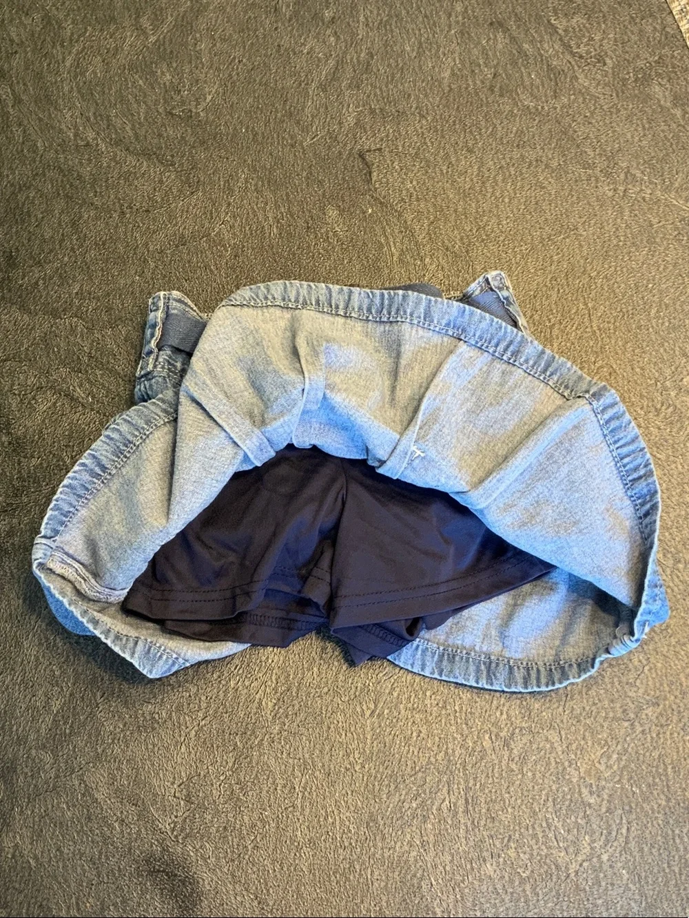 Justice Kids Denim Skort size 7/8